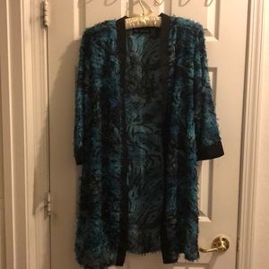 Light knee length cover up/ jacket